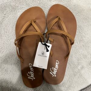 Volcom sandals size 7 BRAND NEW